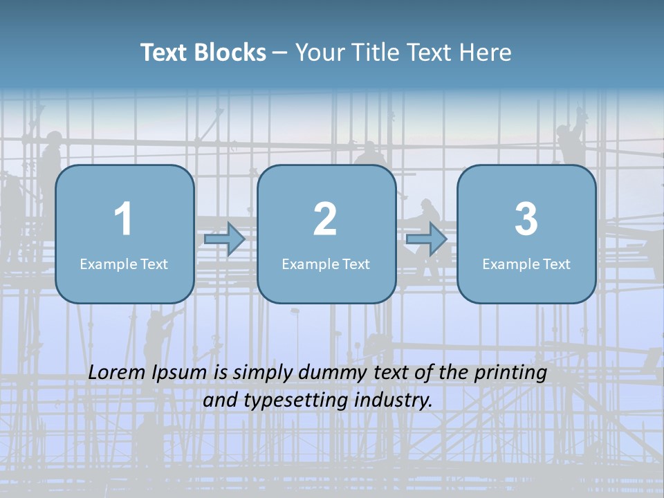 Busy Winter Window PowerPoint Template