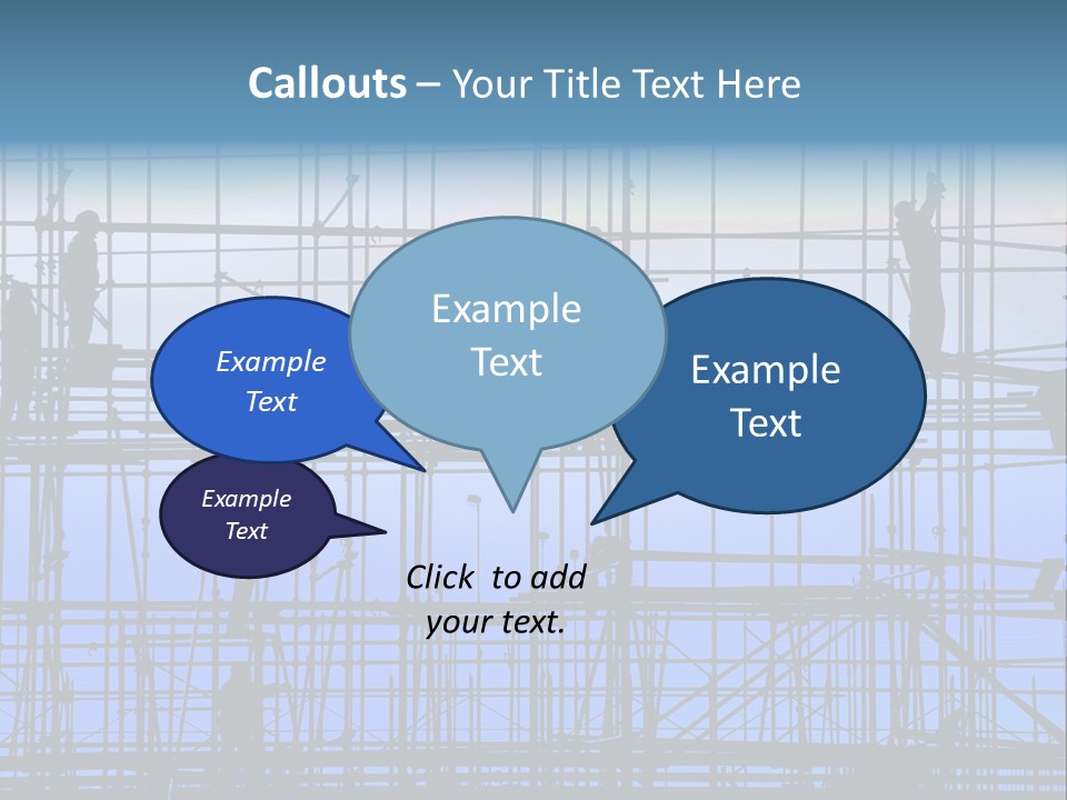 Busy Winter Window PowerPoint Template