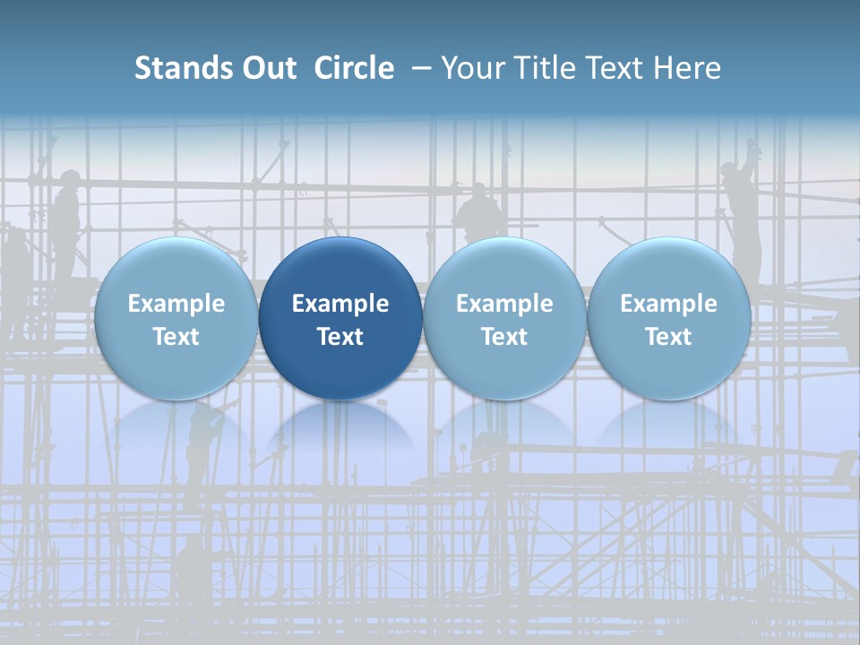 Busy Winter Window PowerPoint Template