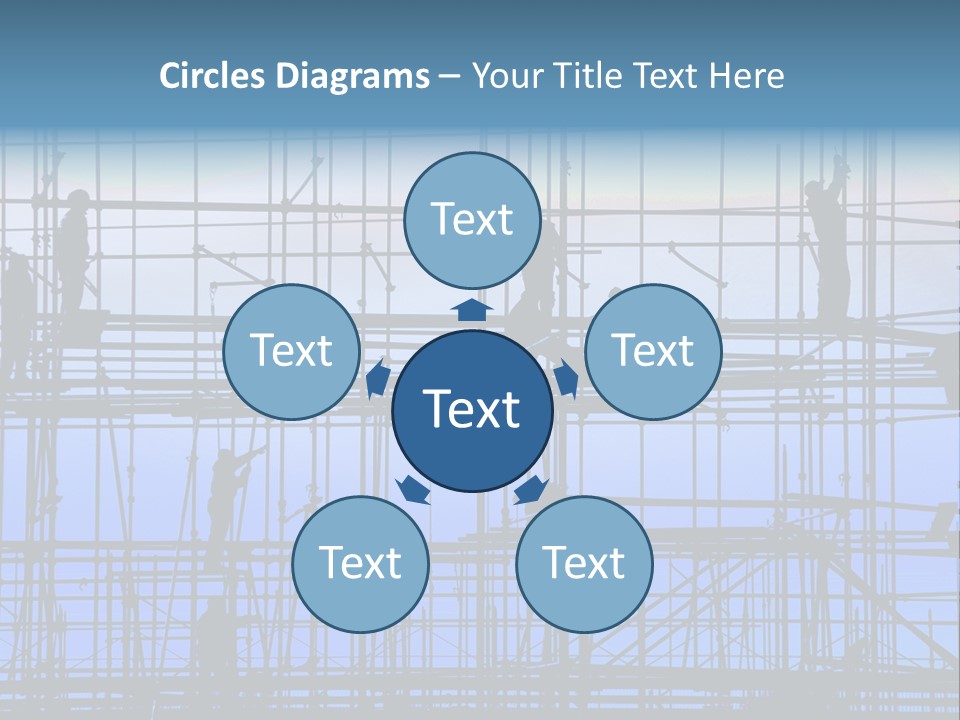 Busy Winter Window PowerPoint Template