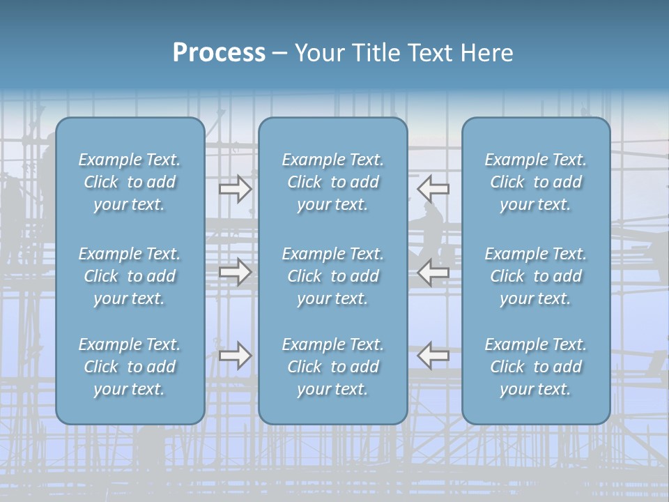 Busy Winter Window PowerPoint Template