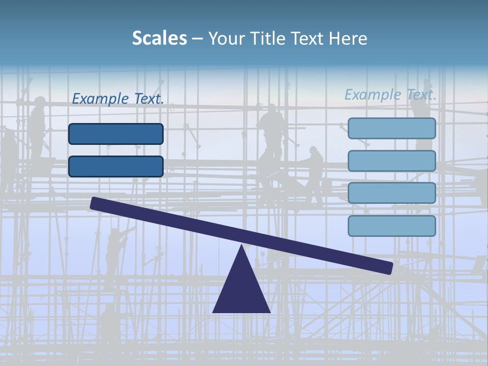 Busy Winter Window PowerPoint Template