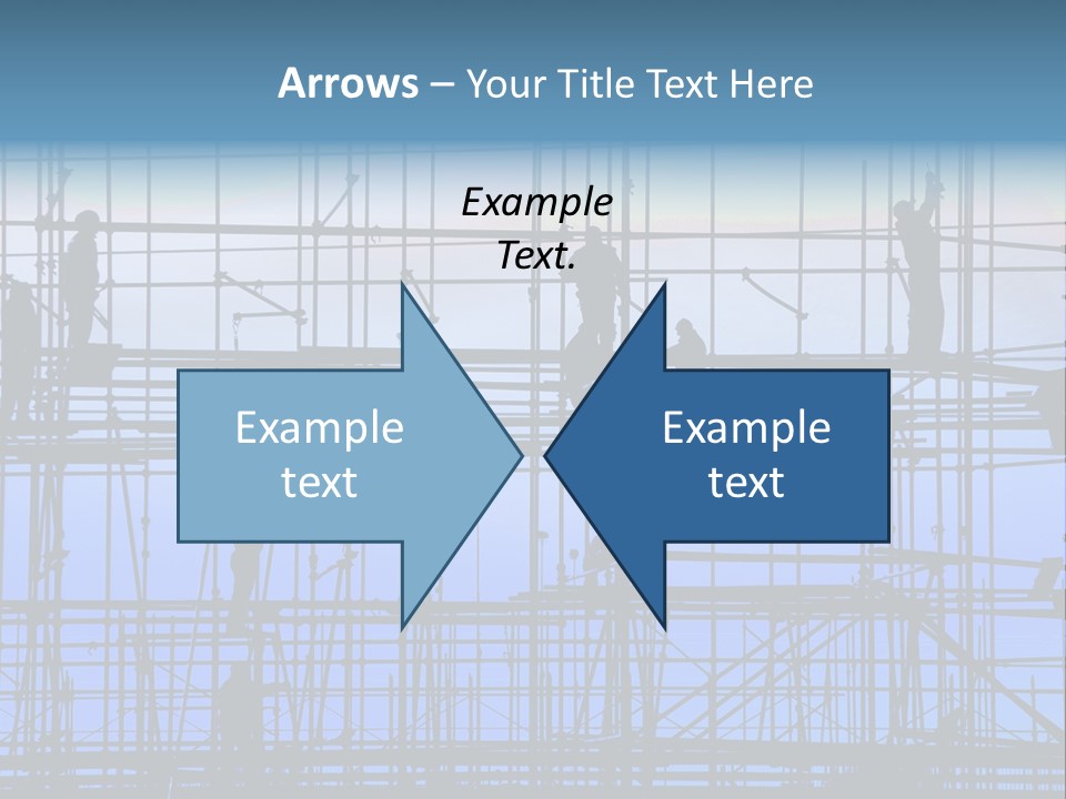 Busy Winter Window PowerPoint Template