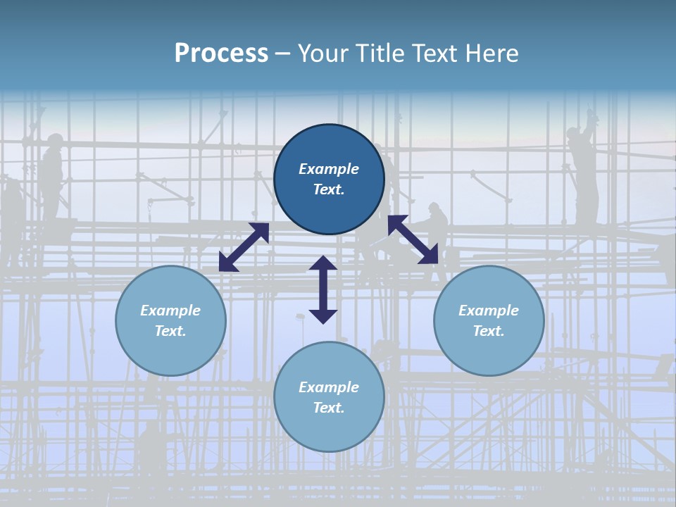 Busy Winter Window PowerPoint Template