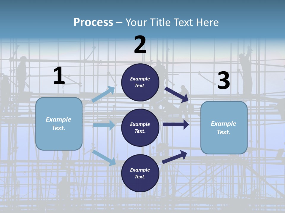 Busy Winter Window PowerPoint Template
