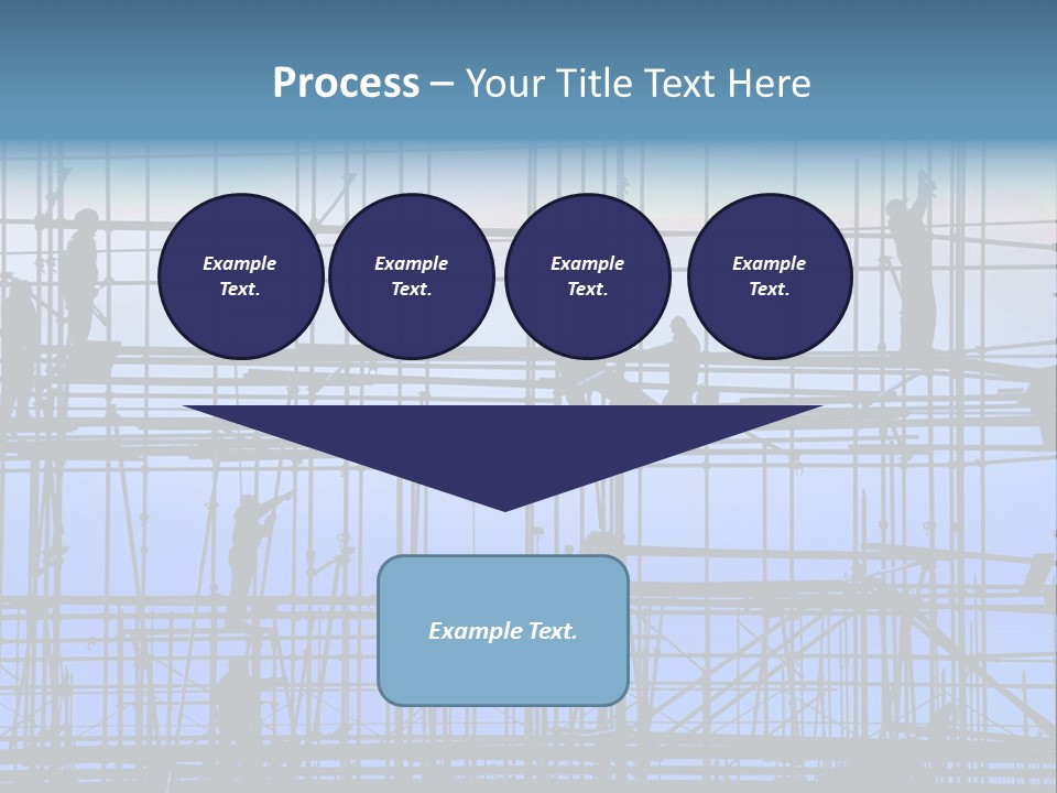 Busy Winter Window PowerPoint Template