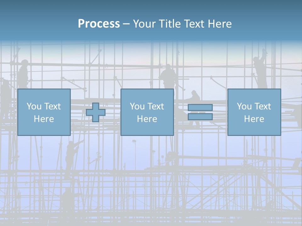 Busy Winter Window PowerPoint Template