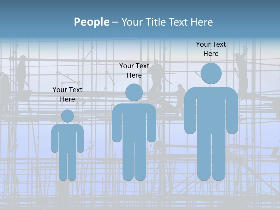 Busy Winter Window PowerPoint Template