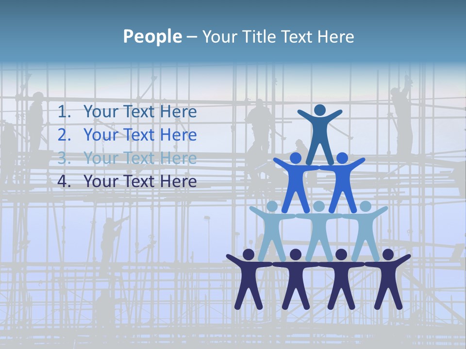 Busy Winter Window PowerPoint Template