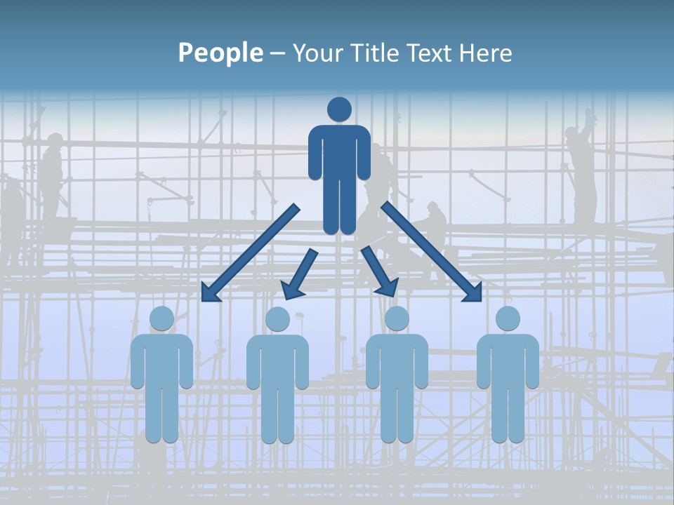 Busy Winter Window PowerPoint Template