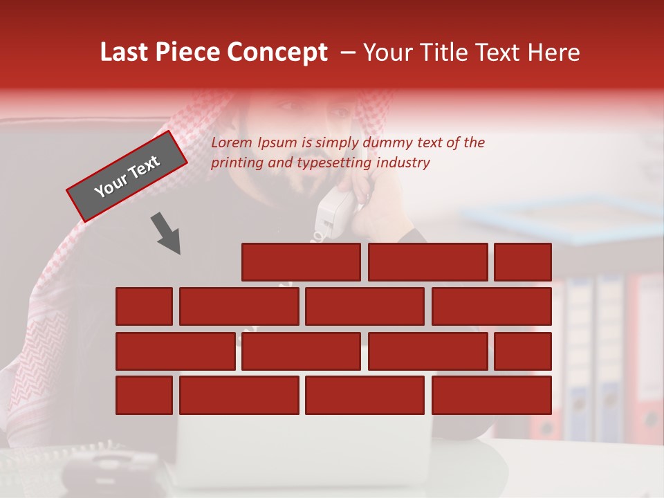Commerce Roofing Busy PowerPoint Template