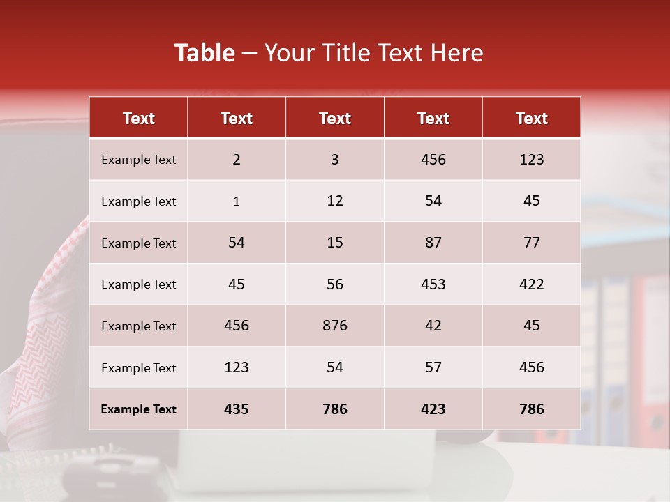 Commerce Roofing Busy PowerPoint Template
