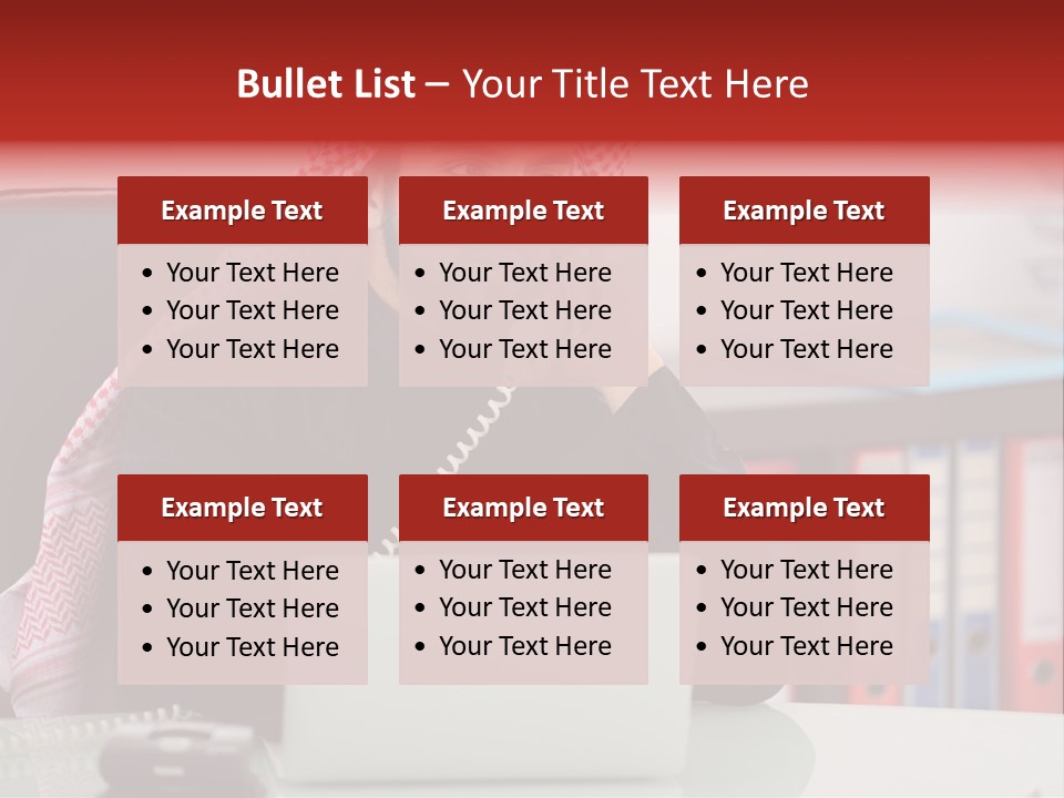 Commerce Roofing Busy PowerPoint Template