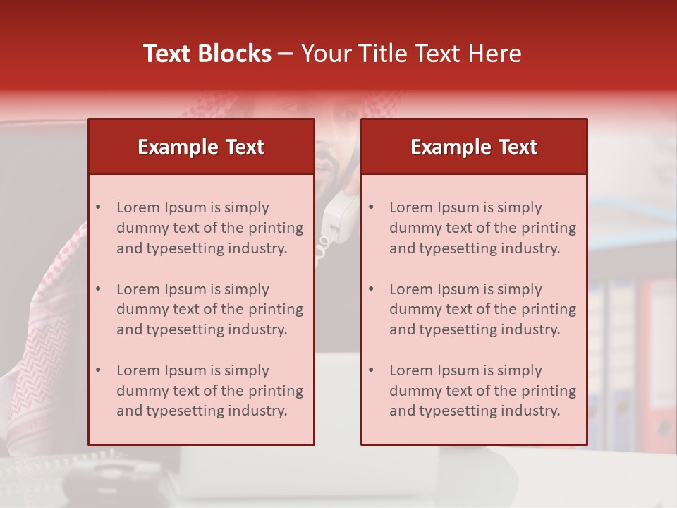 Commerce Roofing Busy PowerPoint Template