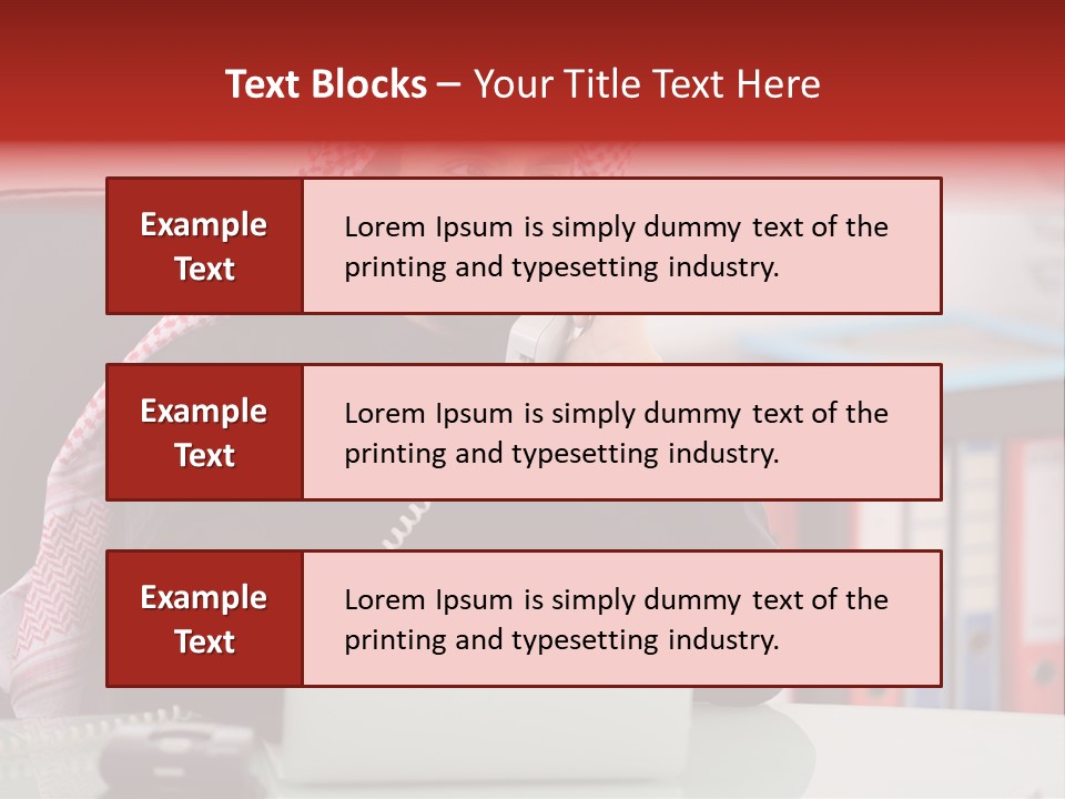 Commerce Roofing Busy PowerPoint Template