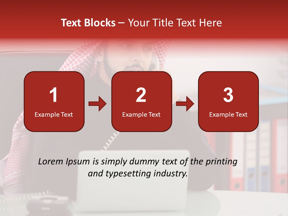 Commerce Roofing Busy PowerPoint Template