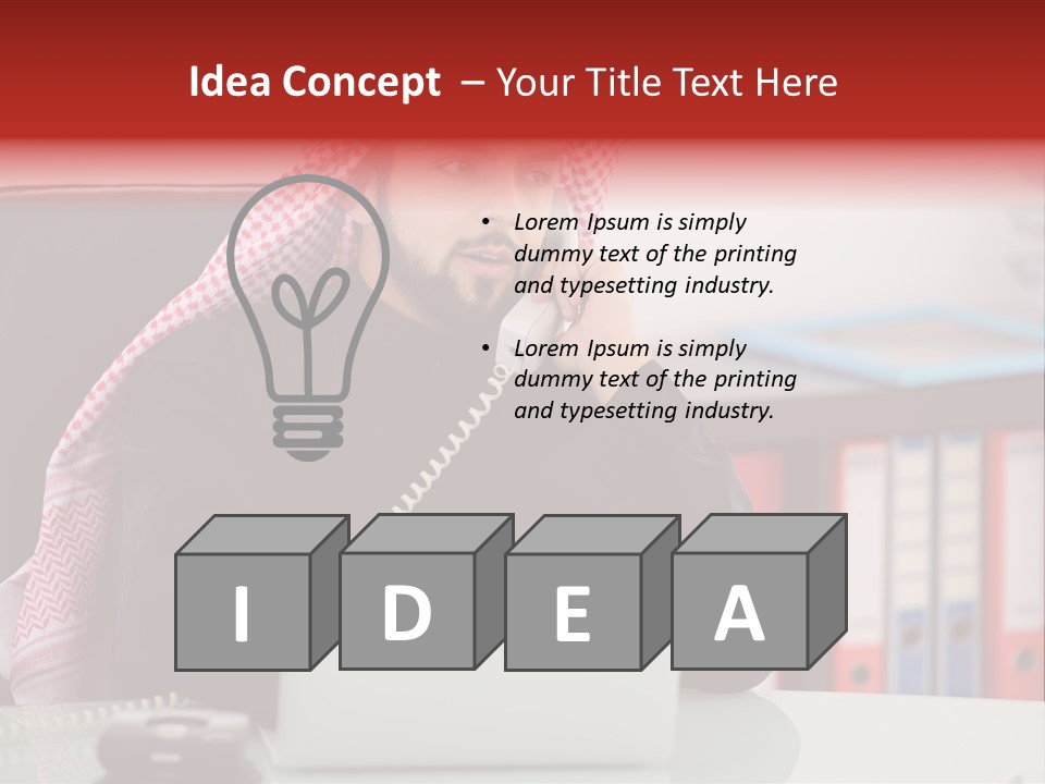 Commerce Roofing Busy PowerPoint Template