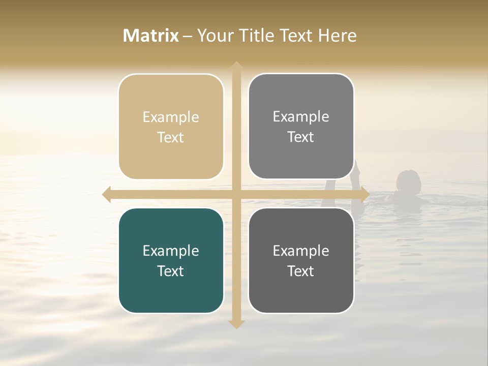 Trade Shopper Alley PowerPoint Template