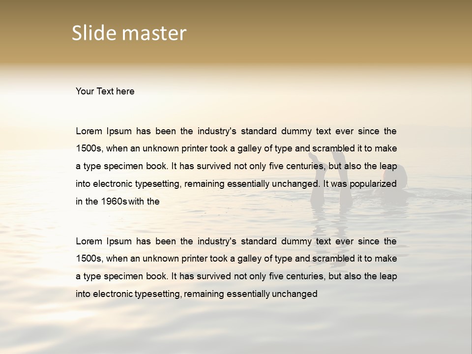 Trade Shopper Alley PowerPoint Template