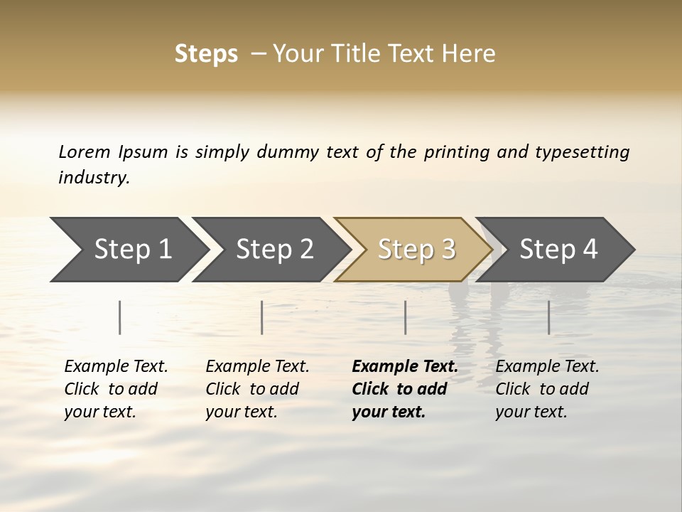 Trade Shopper Alley PowerPoint Template