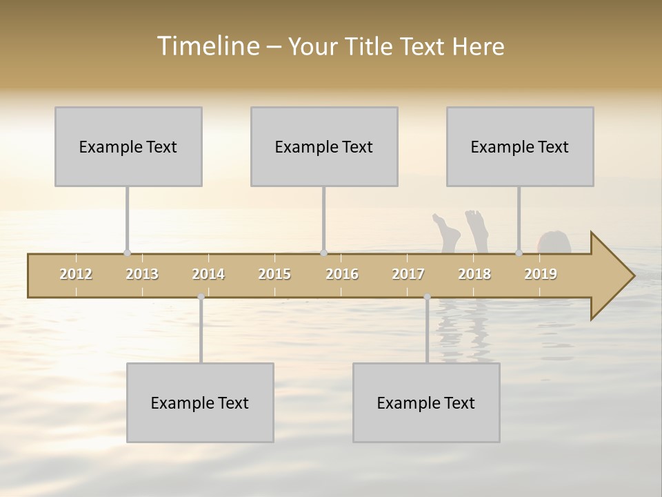 Trade Shopper Alley PowerPoint Template