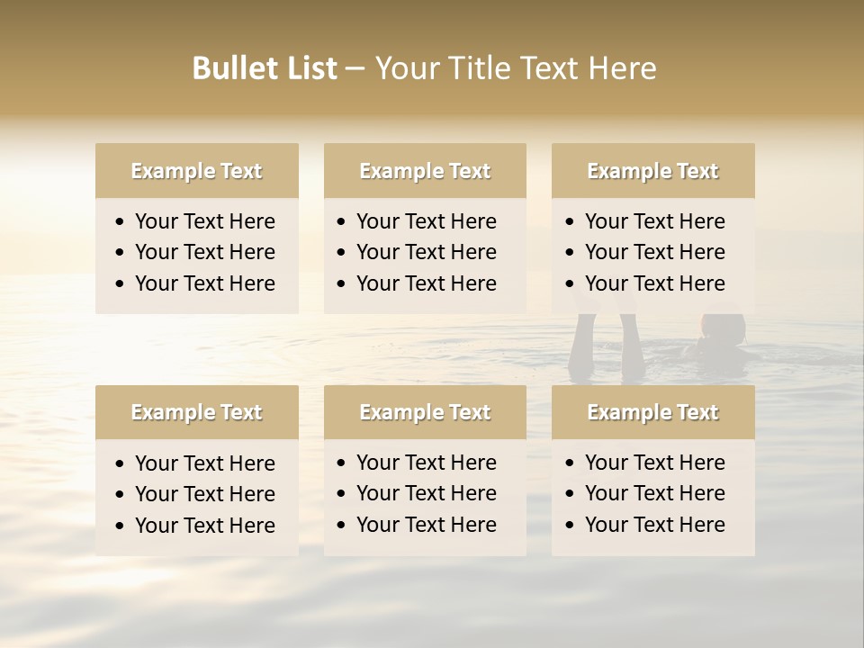 Trade Shopper Alley PowerPoint Template