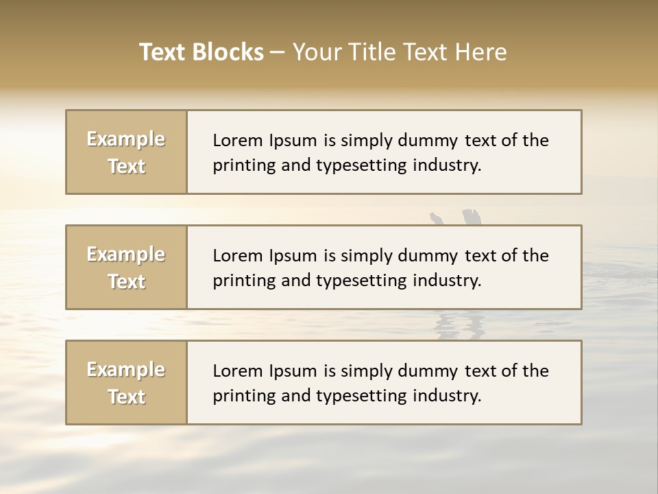 Trade Shopper Alley PowerPoint Template