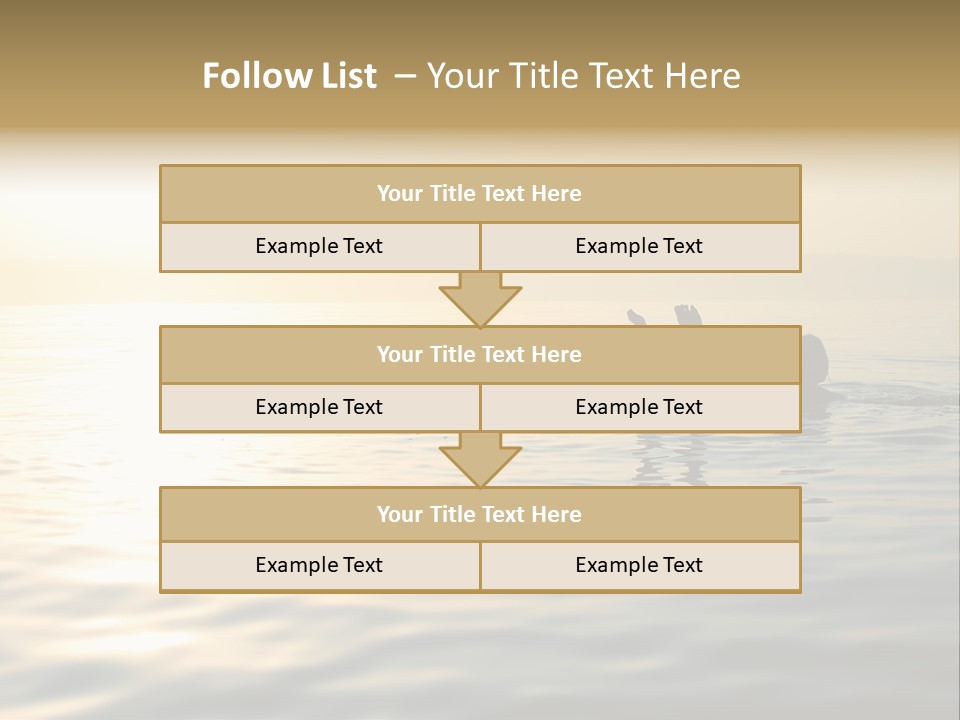 Trade Shopper Alley PowerPoint Template