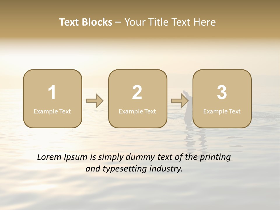 Trade Shopper Alley PowerPoint Template