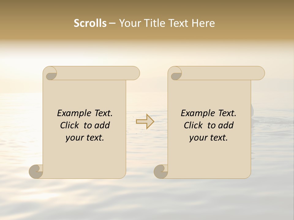 Trade Shopper Alley PowerPoint Template