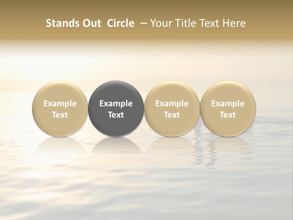 Trade Shopper Alley PowerPoint Template