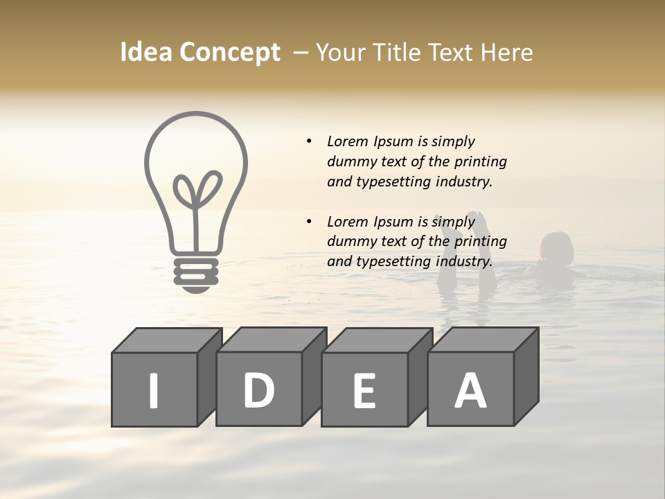 Trade Shopper Alley PowerPoint Template