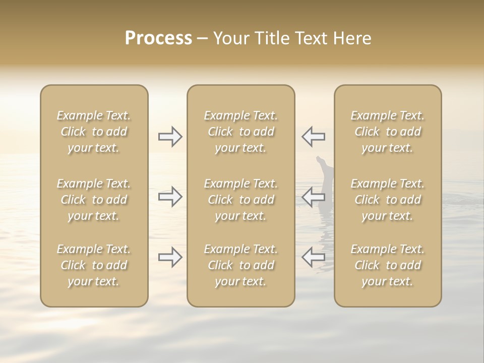 Trade Shopper Alley PowerPoint Template