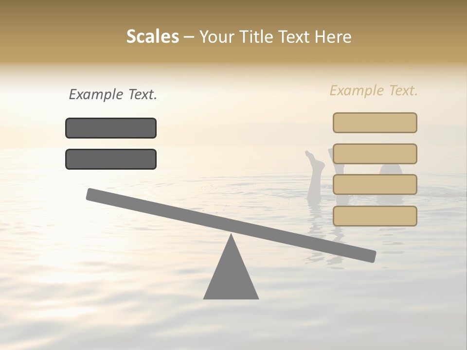Trade Shopper Alley PowerPoint Template