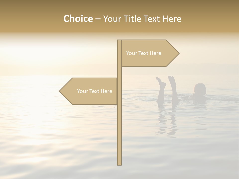 Trade Shopper Alley PowerPoint Template