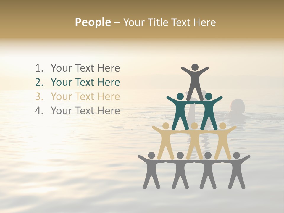 Trade Shopper Alley PowerPoint Template