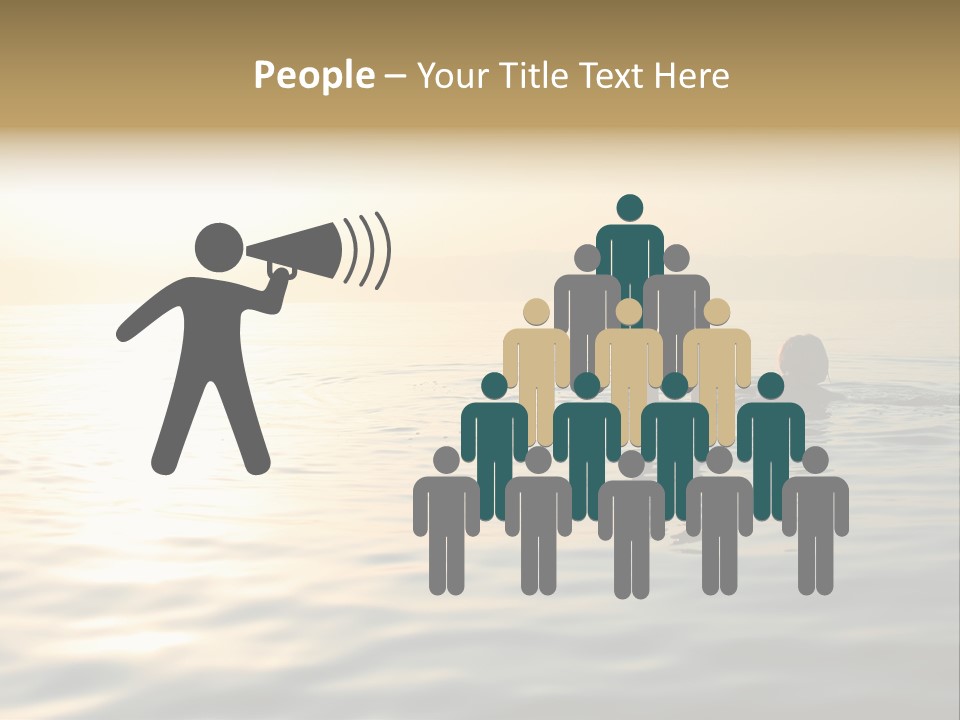 Trade Shopper Alley PowerPoint Template