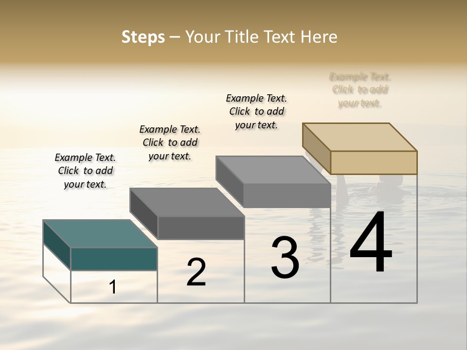 Trade Shopper Alley PowerPoint Template