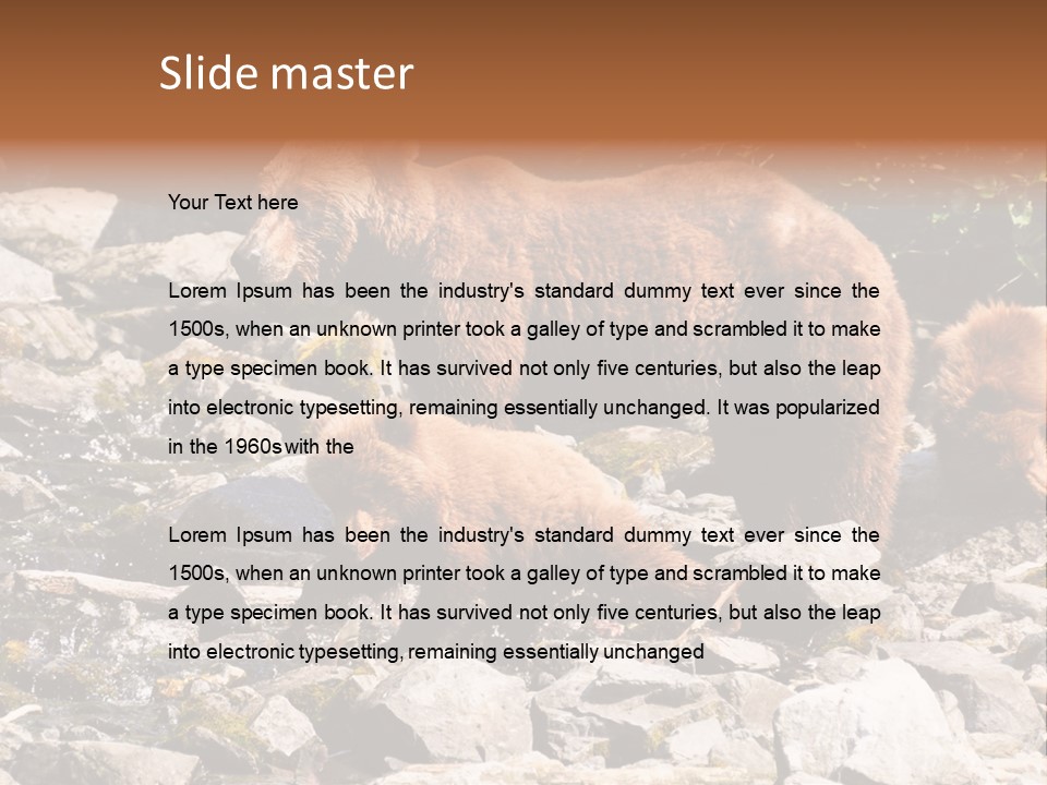 Child Outdoors Alaska PowerPoint Template