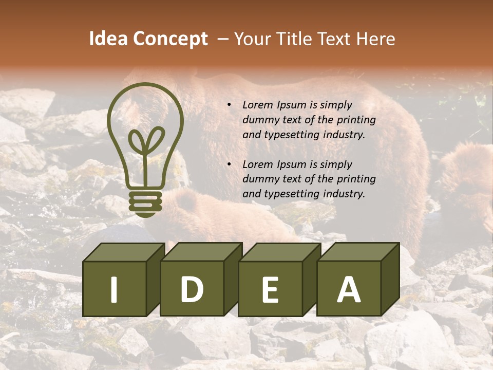 Child Outdoors Alaska PowerPoint Template