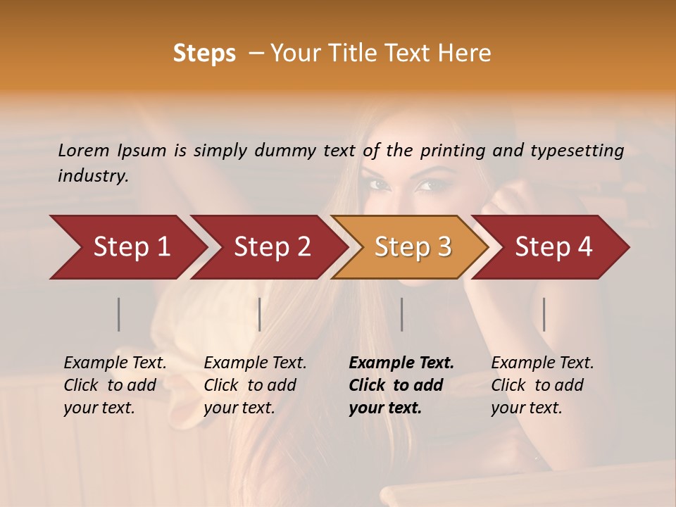 Body Peaceful Relax PowerPoint Template
