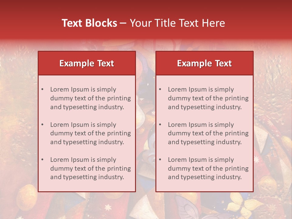 A Painting Of Clowns With Masks On Them PowerPoint Template