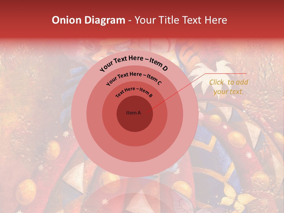 A Painting Of Clowns With Masks On Them PowerPoint Template