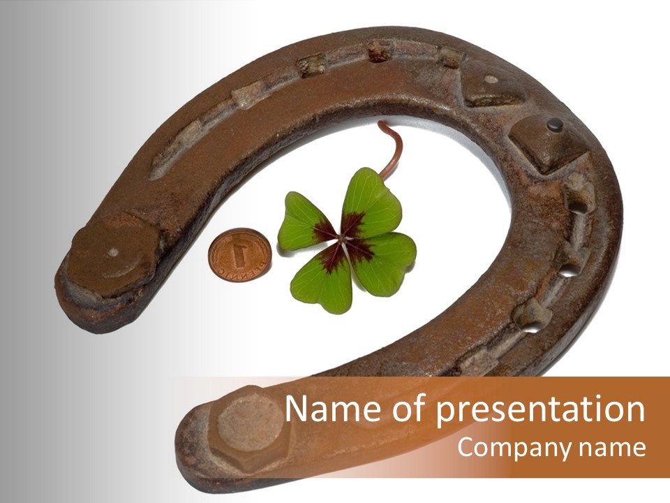 Iron Clover Hoof PowerPoint Template