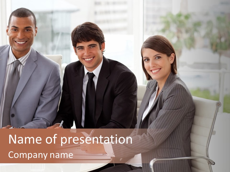 Work Man Associates PowerPoint Template