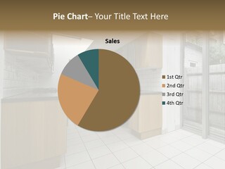 A Picture Of A Kitchen With A Skylight PowerPoint Template