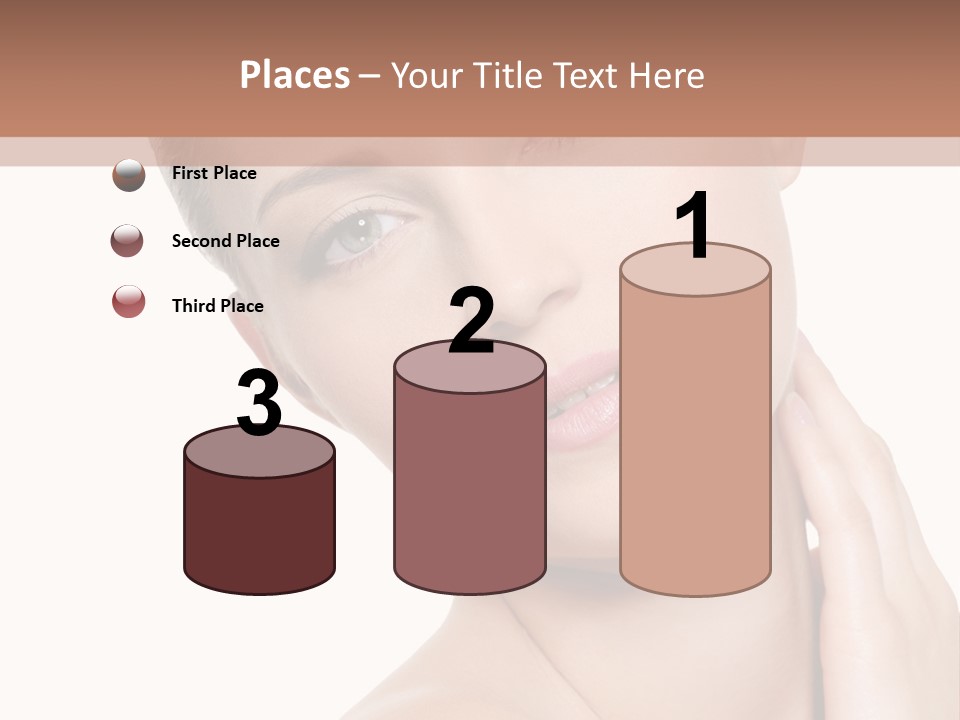 Closeup Bodycare Cosmetic PowerPoint Template
