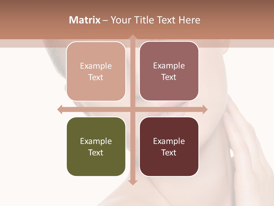 Closeup Bodycare Cosmetic PowerPoint Template