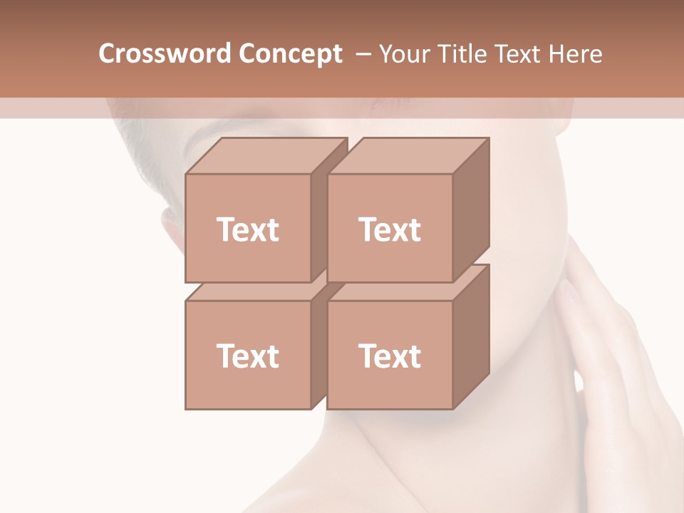 Closeup Bodycare Cosmetic PowerPoint Template