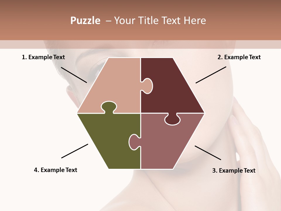 Closeup Bodycare Cosmetic PowerPoint Template